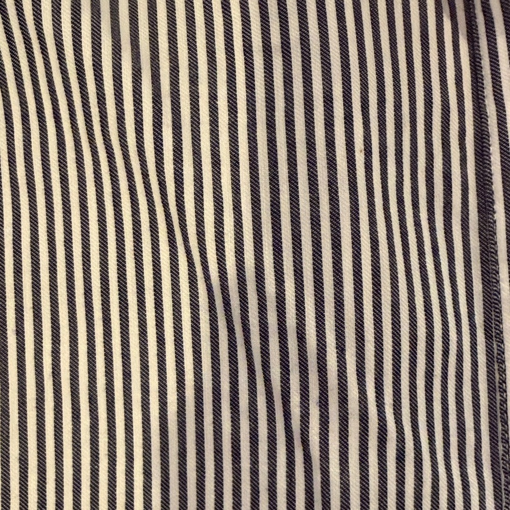 Frame Denim Black and White Striped Shirt - Picture 4 of 4